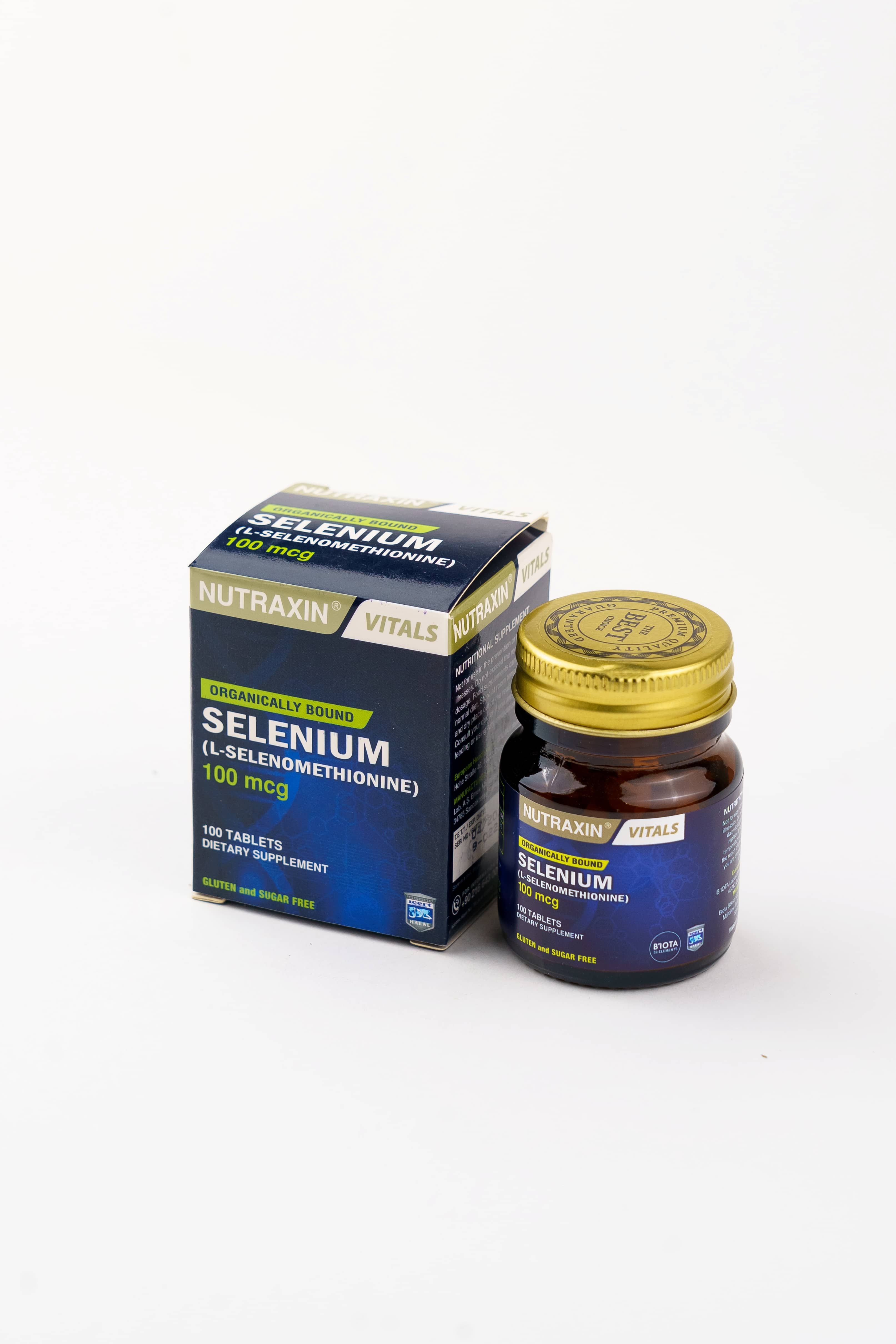 Nutraxin Selenium L-Selenometionin 100 mcg, 100 Tablet 1