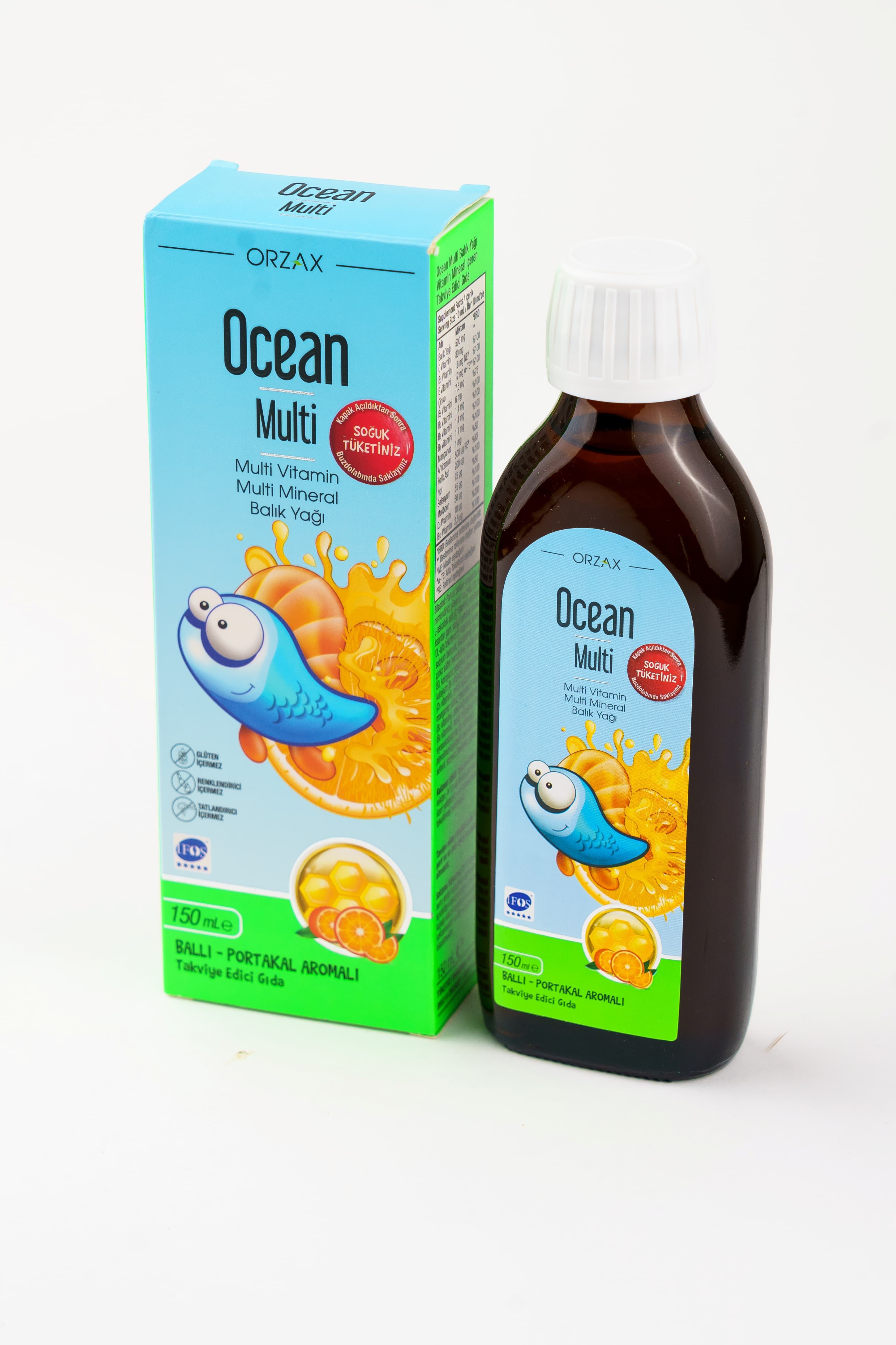Orzax Multi Balli Portakalli Surup, 150 ml