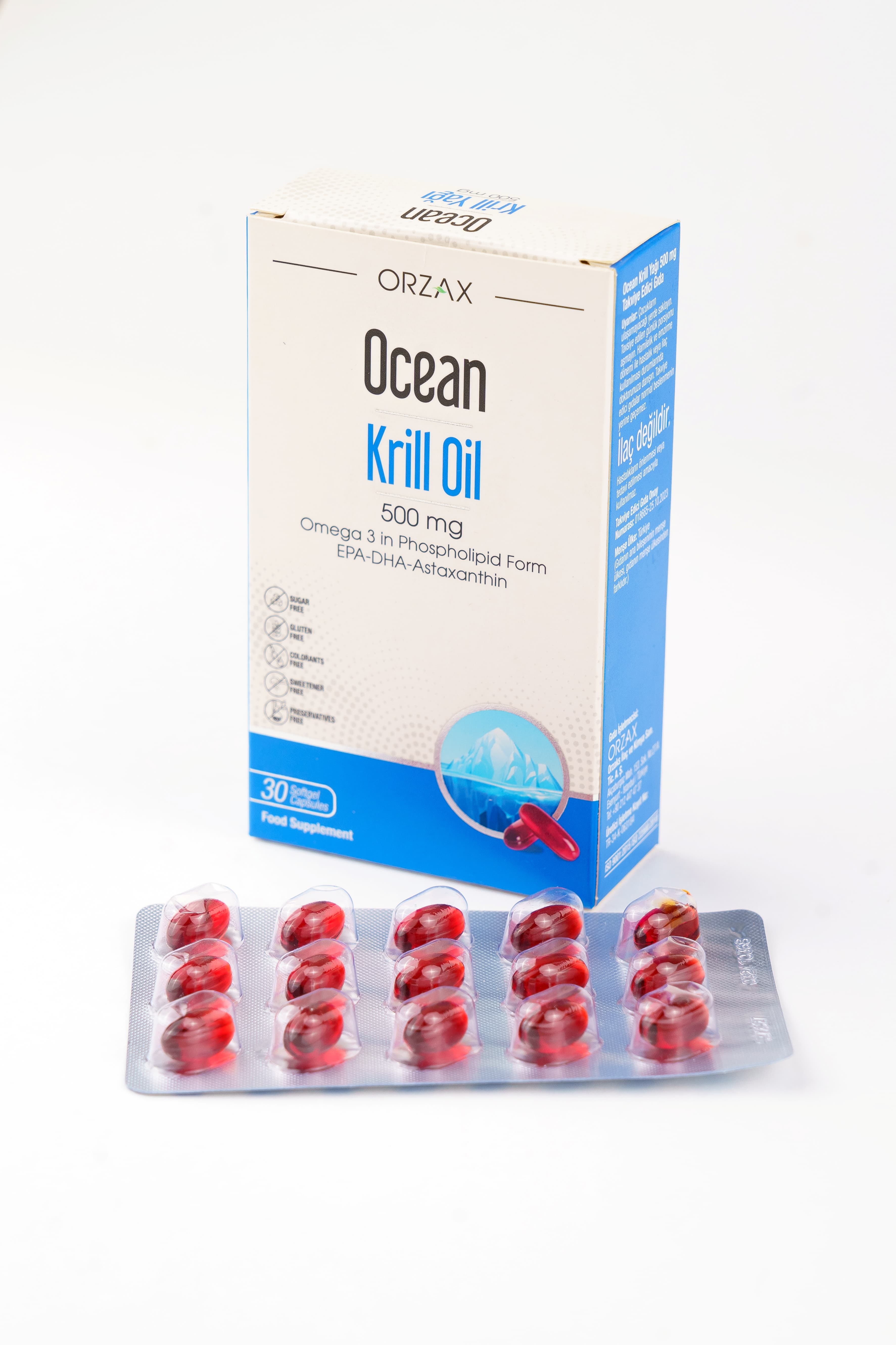 Orzax Krill Oil, 30 Softjel Kapsül