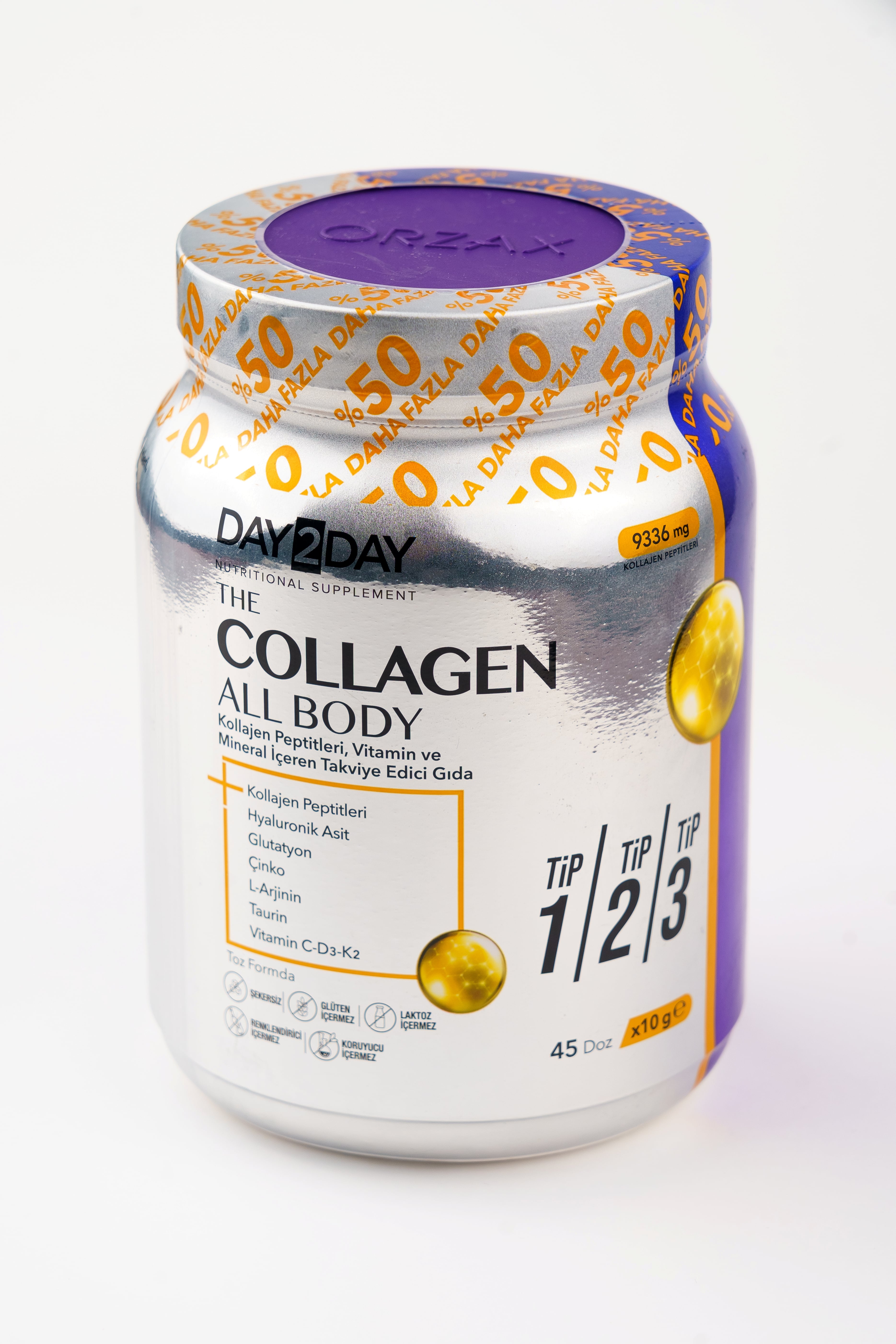 Orzax Day2Day Collagen All Body 45 doz 9336mg