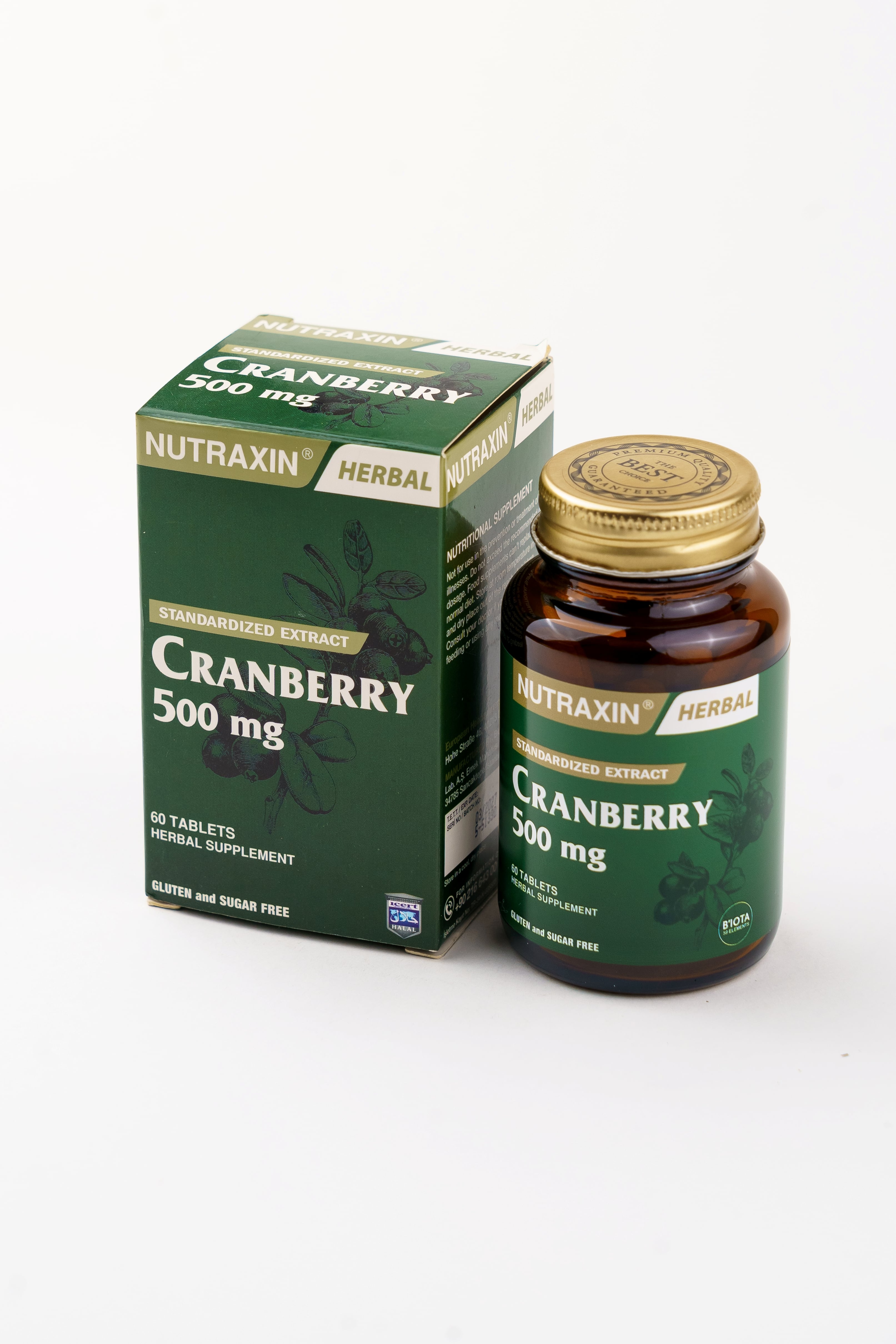 Nutraxin Cranberry 500 Mg, 60 Tablet