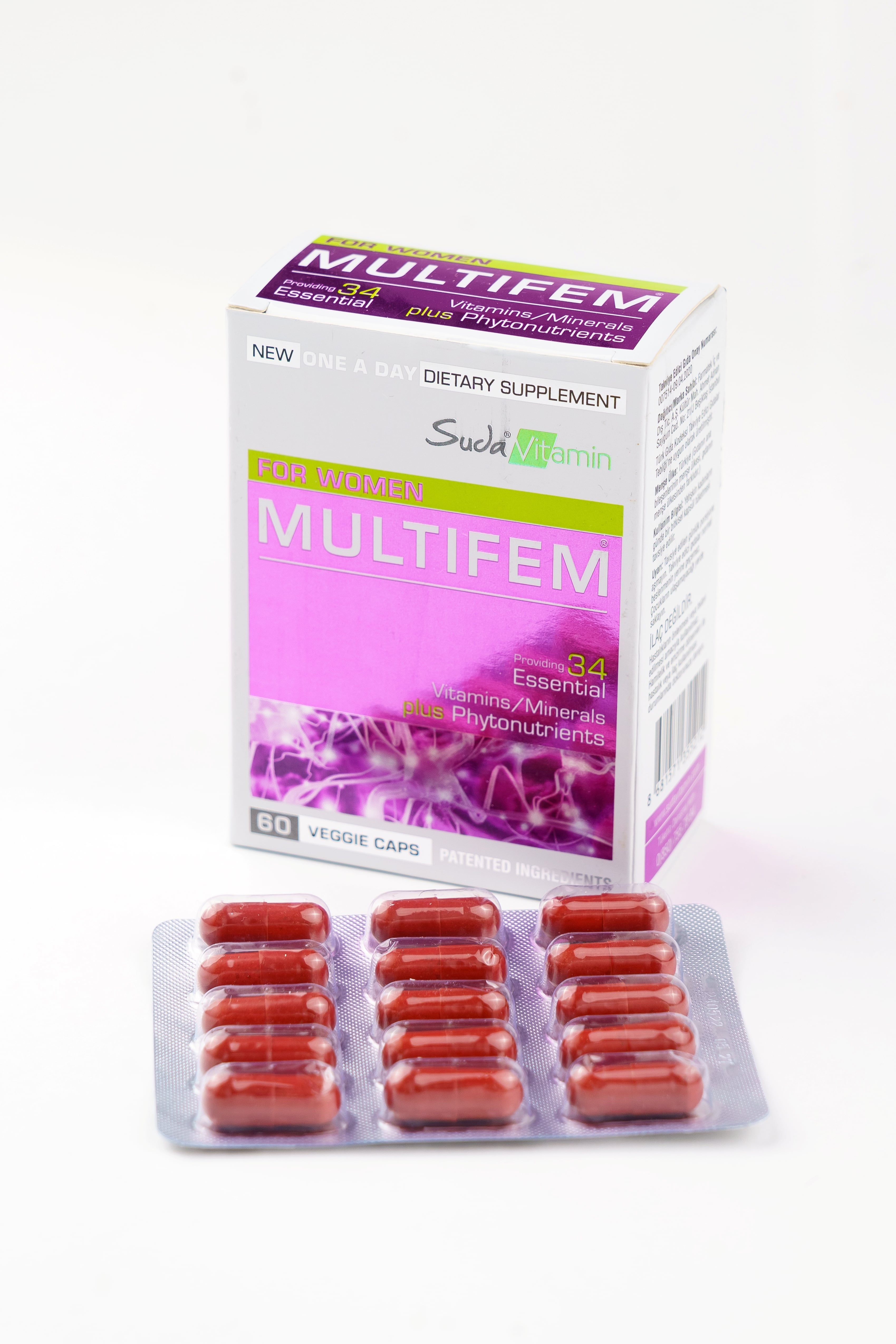 Suda Vitamin Multifem For Women Multivitamin 60 kapsul