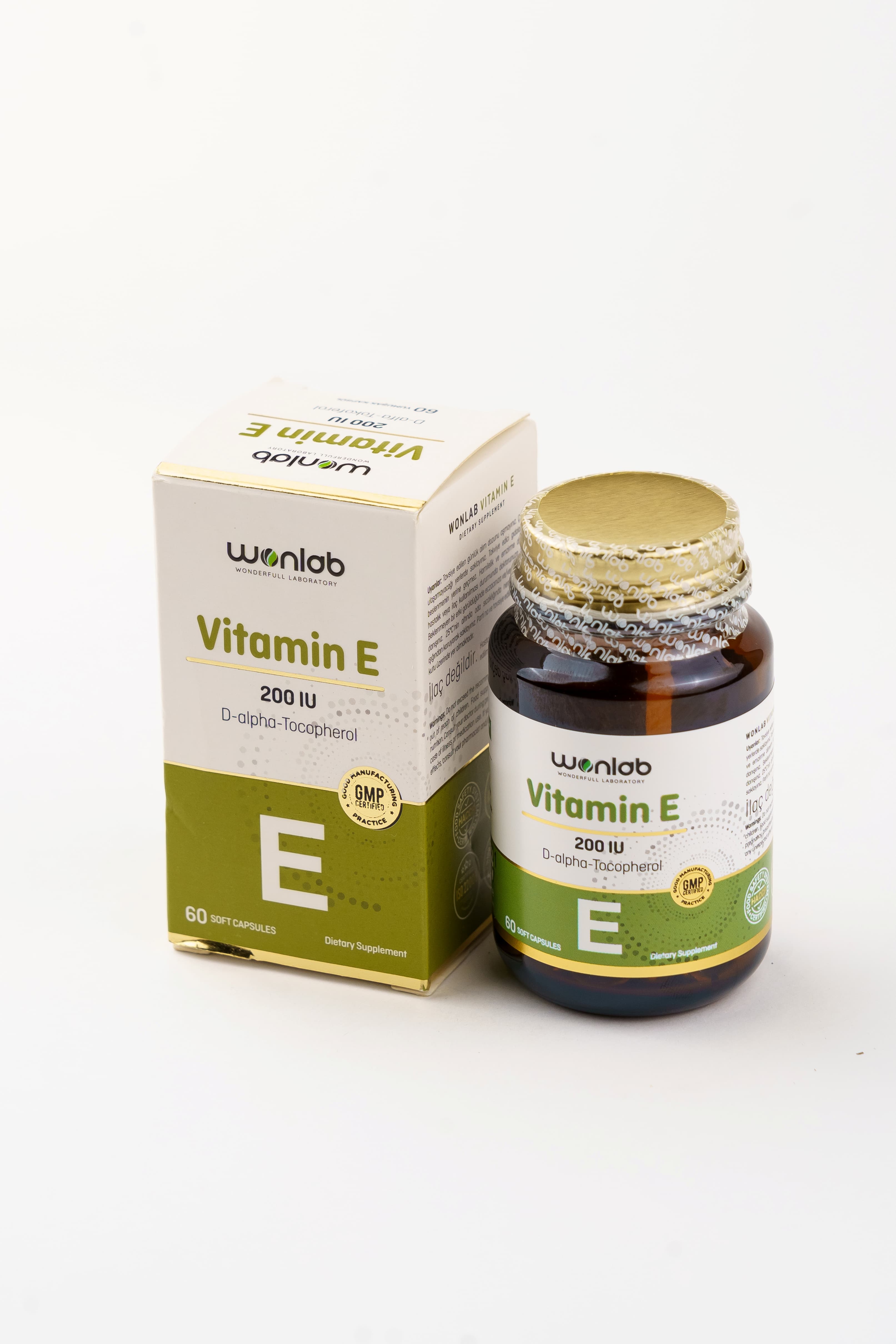 WONLAB Vitamin E Soft Jel 60 caps
