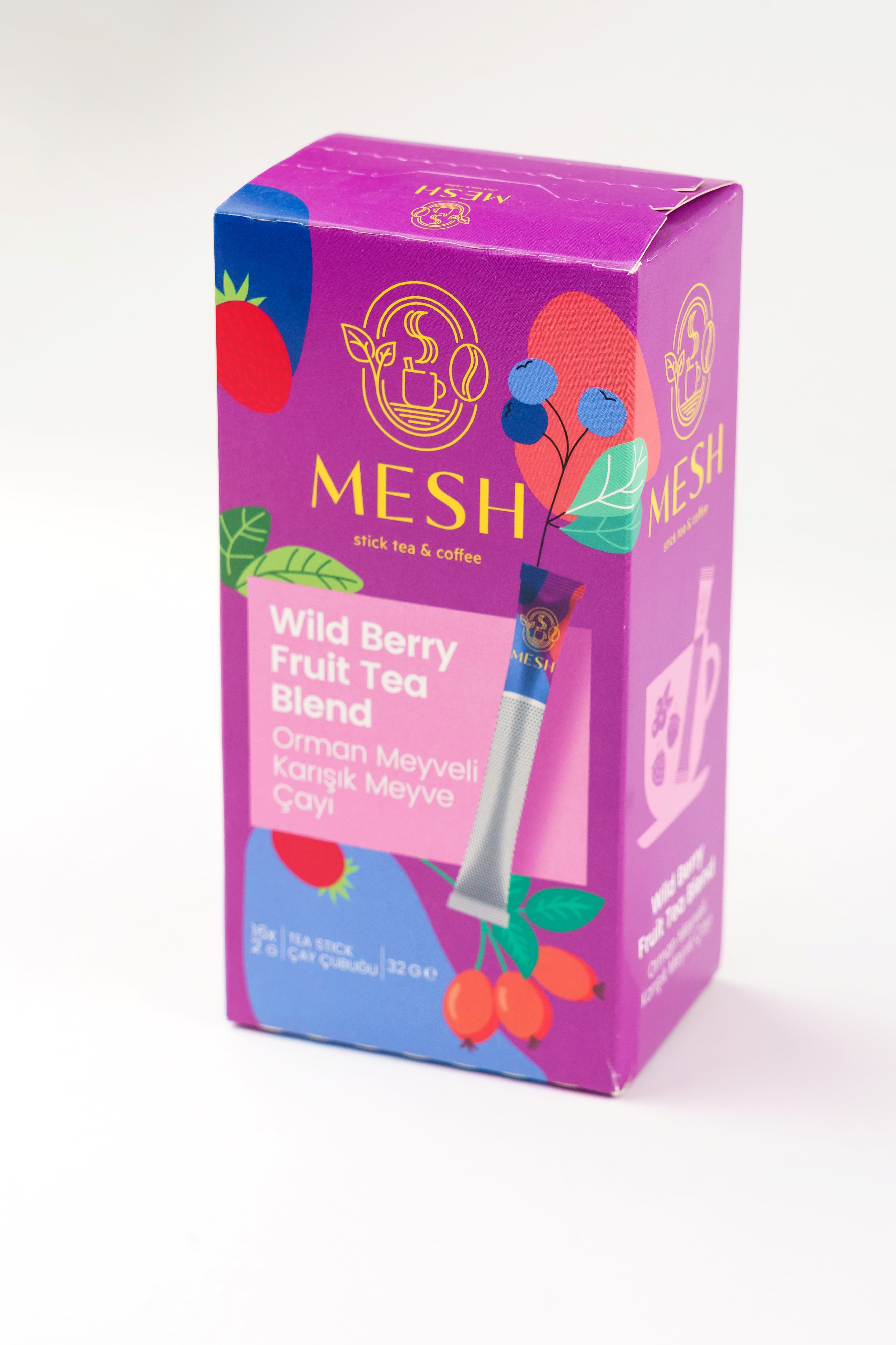 Mesh Stick Wild Berry Fruit tea 16 stick